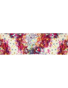 Fular seda 50x175 mariposas 2