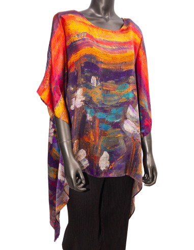 Blusa Seda Picos